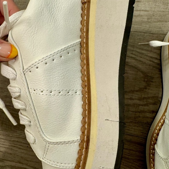 New Suzanne Platform Tennis Shoes 6 / White Y2K - Picture 8 of 12